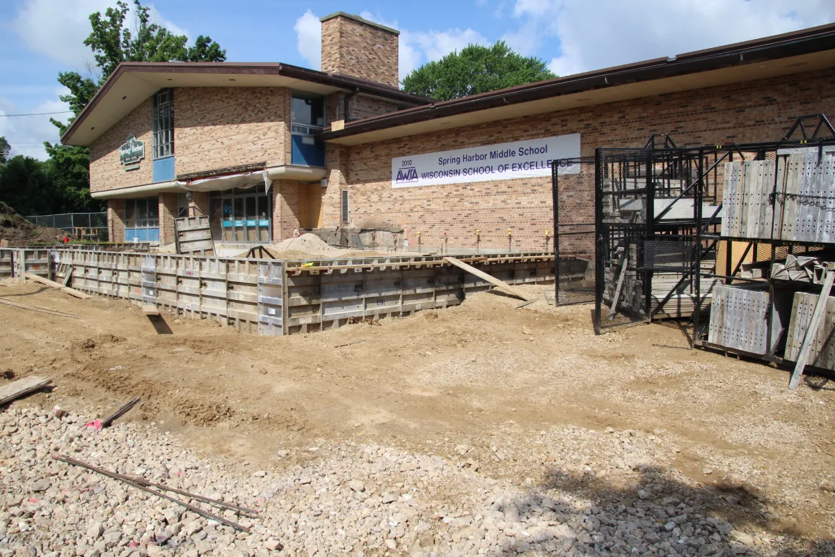 Spring Harbor Middle School Construction