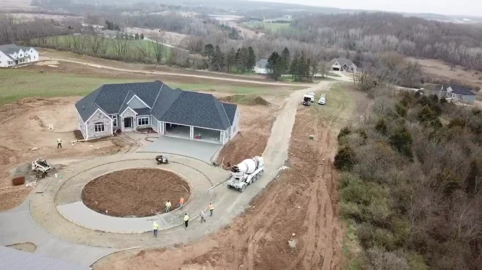 Residential pouring